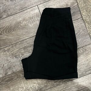 White Stag Black High Waist Women Shorts